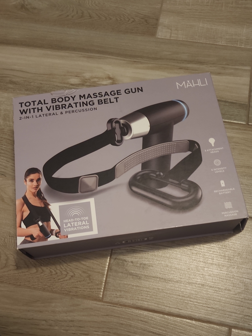 NIB Mahli Body Massage Gun With Vibrating Belt